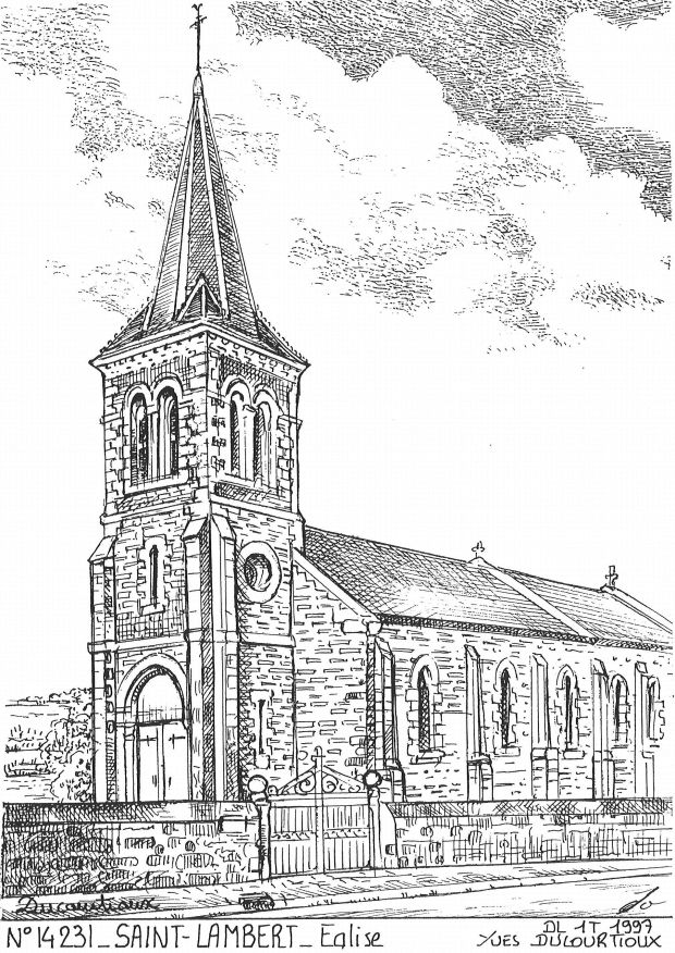 N 14231 - ST LAMBERT - église